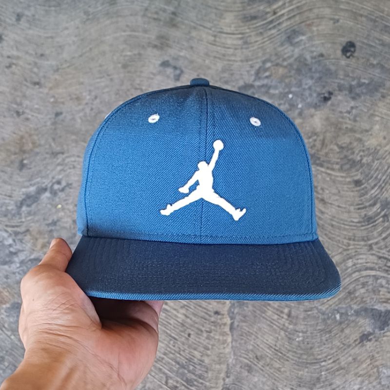 topi snapback  jordan jumpman second original