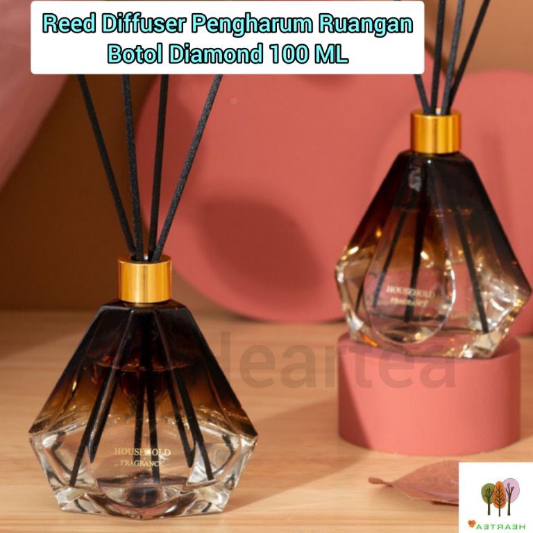 KODE S45H PENGHARUM RUANGAN REED DIFFUSER AROMATERAPI BOTOL DIAMOND 1 ML