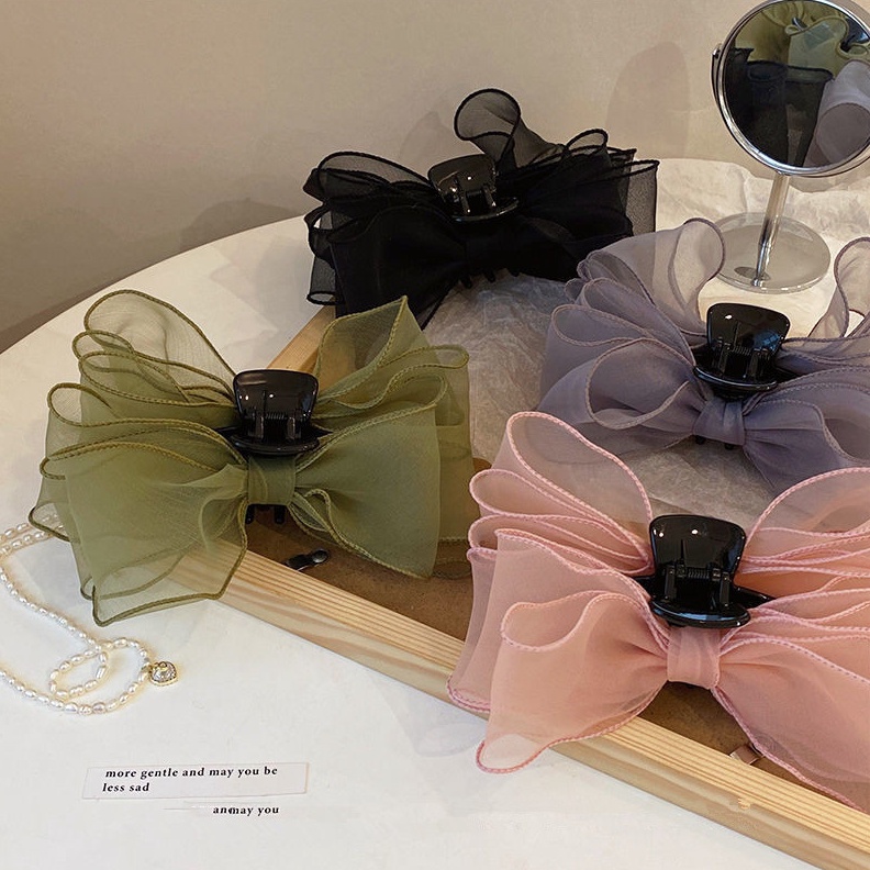 GROSIR Caliloops Jepit Rambut Jedai Pita Besar Korea Dewasa Tille Claryn