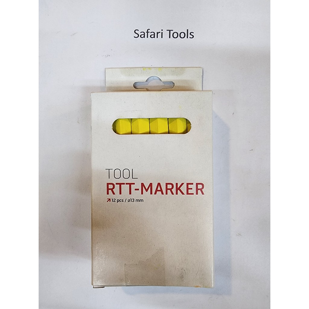 

PN-5958419 RTT-Marker isi 12pcs Marking Chalk Yellow Kapur Ban Kuning
