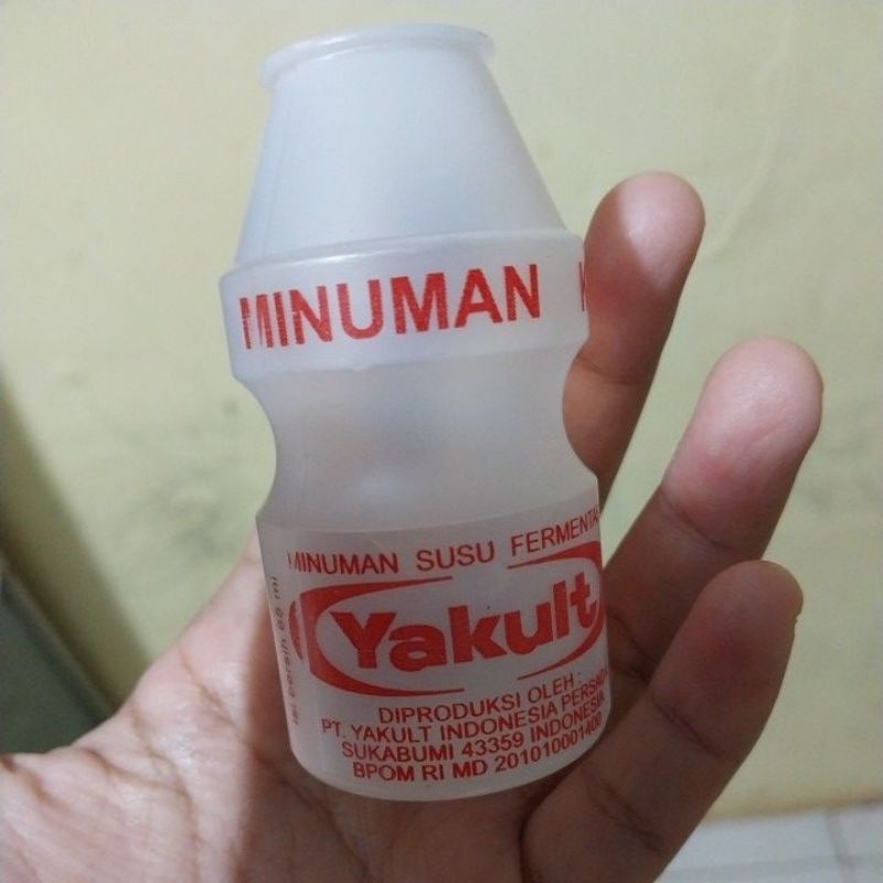 

botol yakult bersih siap pakai sudah dicuci