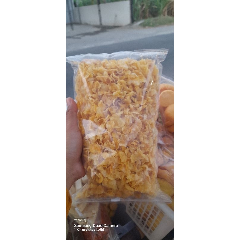 

Emping Jagung Geprek Original 250gr