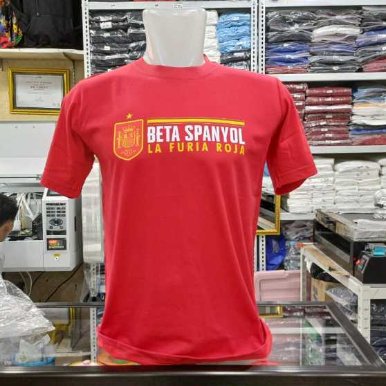 WALE Kaos Ambon Maluku Timnas Spanyol Beta Spanyol