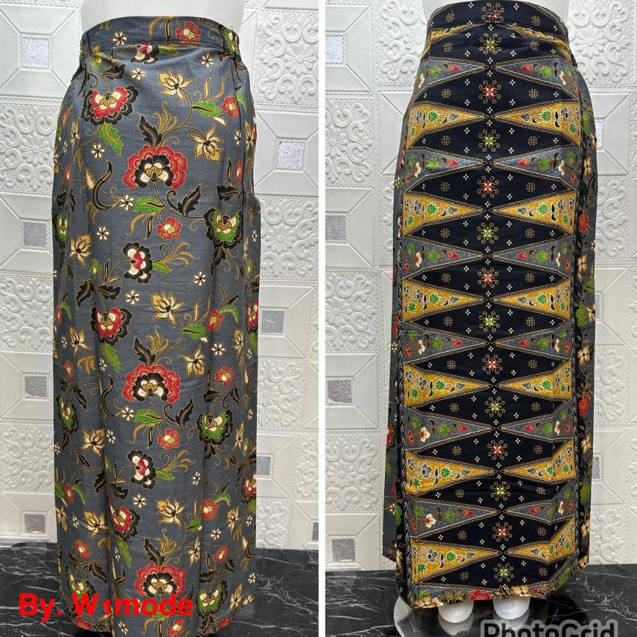 PROMO TERLARIS ROK TUMPAL BATIK CIREBONAN/ROK SPAN TUMPAL BATIK BUNGA/BAWHAN KEBYA WANITA/ROK WANITA