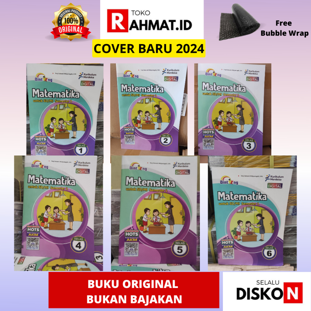 LKS MATEMATIKA KELAS 1 2 3 4 5 6 SEMESTER 1 PENERBIT BINTANG KURIKULUM MERDEKA DIGITAL