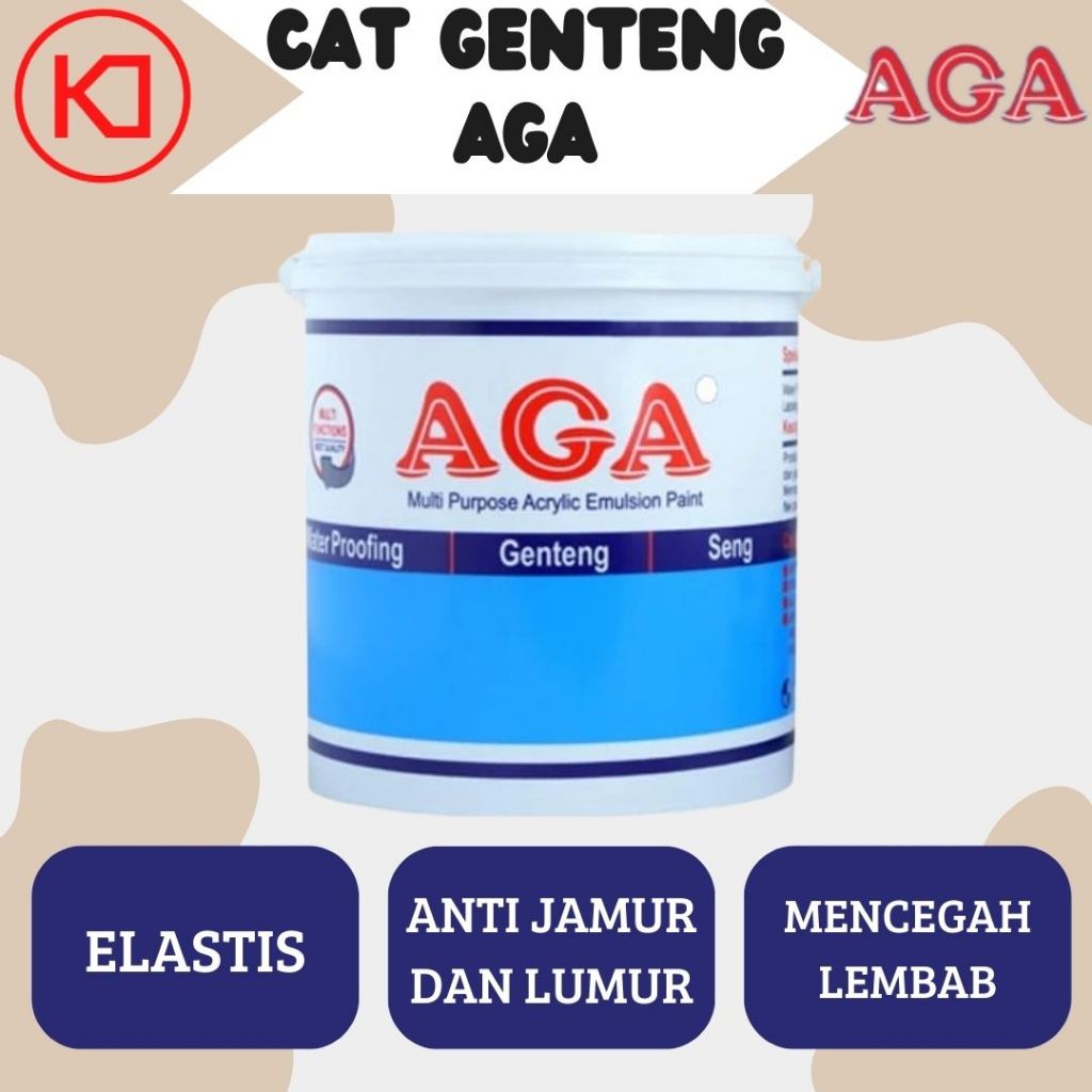 Cat AGA Waterproofing/ Cat Anti Bocor/ Cat Genteng 1kg