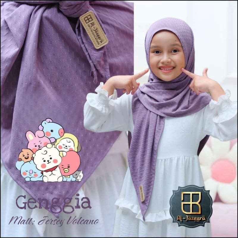 al Jazeera Genggia//hijab anak kekinian //simpel