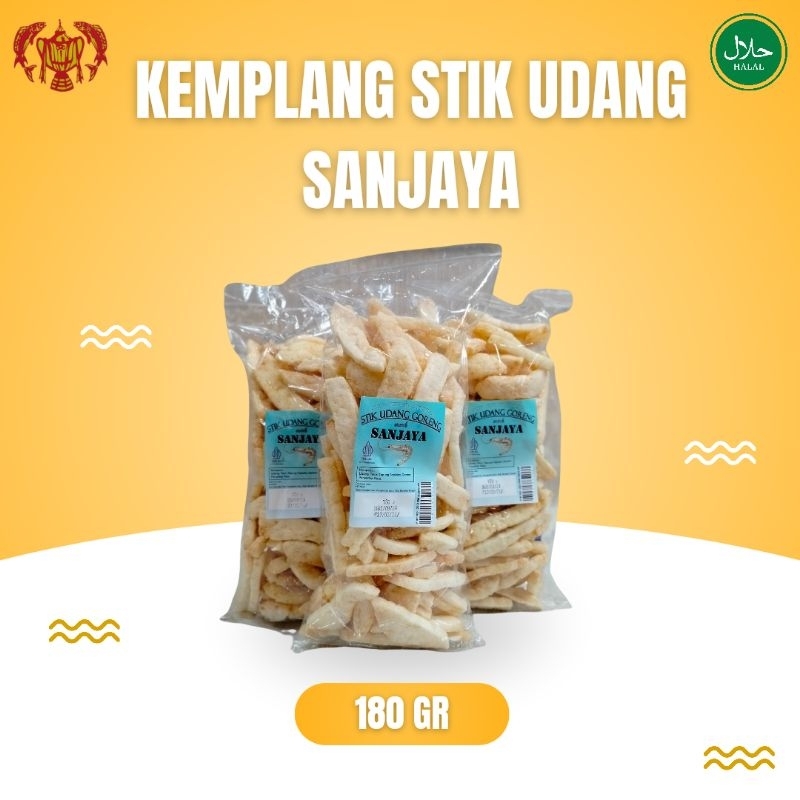 

Kemplang stik udang khas Bangka cap Sanjaya