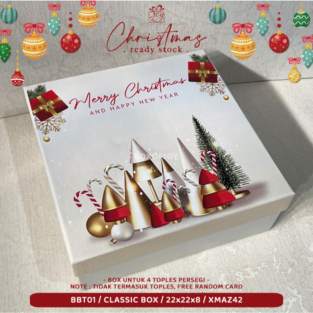 

CHRISTMAS BOX / BBT01 _ CLASSIC BOX _ 22x22x8