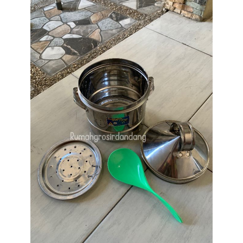 SABLUKAN MASAK NASI | DANDANG STAINLES 1/2kg MINI