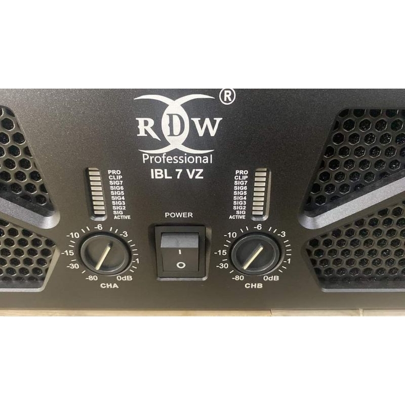 POWER AMPLIFIER RDW IBL 7 VZ / 2 CHANNEL