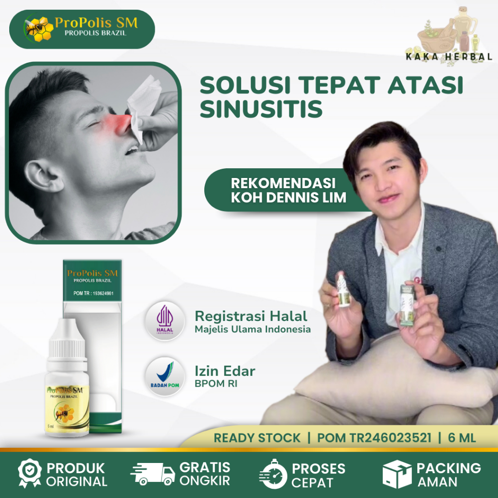 Kaka Herbal - Obat Sinusitis, Obat Sinus, Obat Sinusitis Anak Dan Dewasa, Obat Pilek Menahun, Obat H