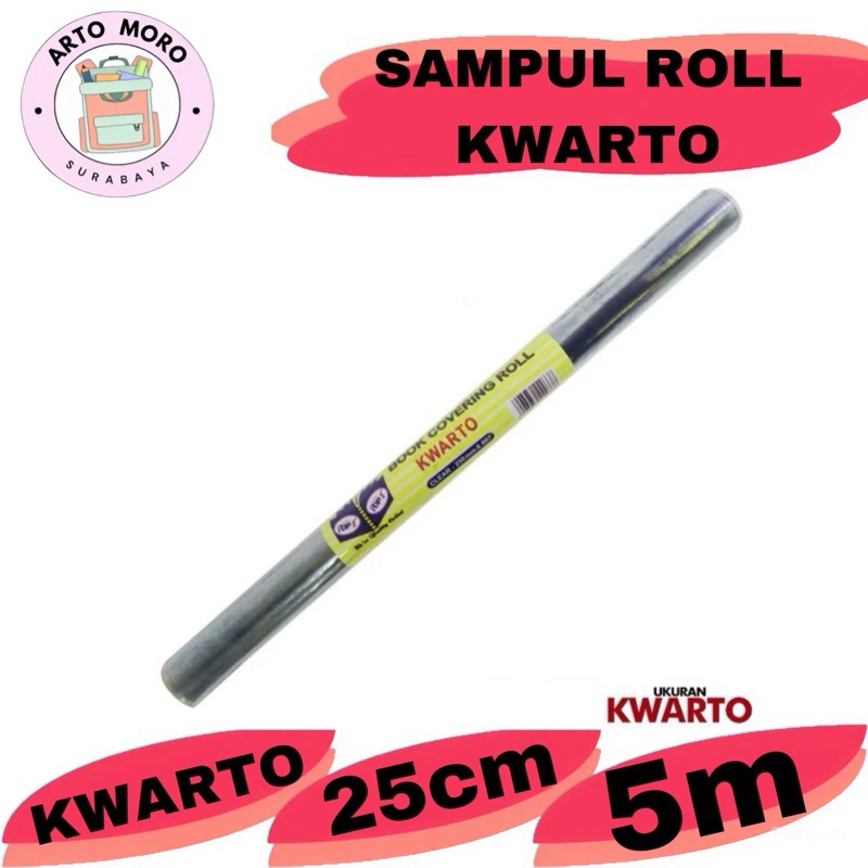

SAMPUL PLASTIK ROLL KWARTO READY STOCK SURABAYA
