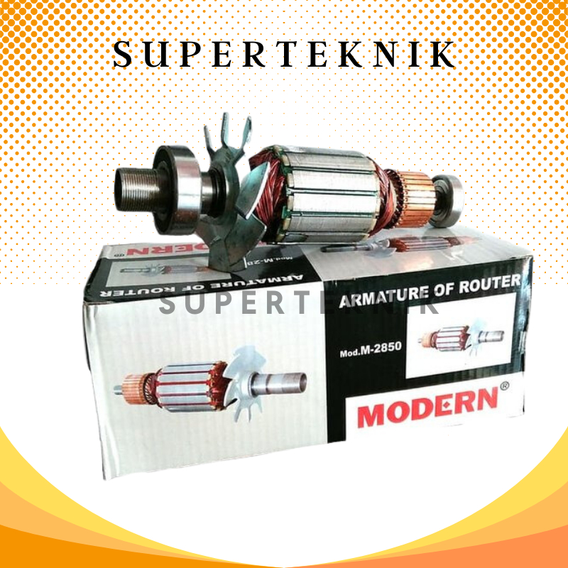 Armature / Angker Router M2850 MODERN / Armature Router M 2850 Modern / Armature Angker Mesin Router