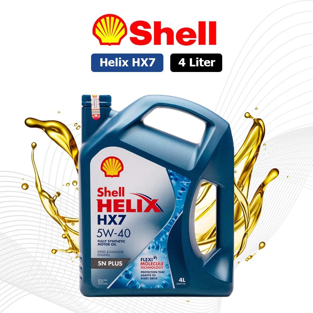 Oli Shell HX7 5W-40 Garansi Original