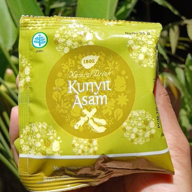 

Jamu IBOE - Natural Drink Kunyit Asam 25gr x 10 Sachet / Jamu Traditional