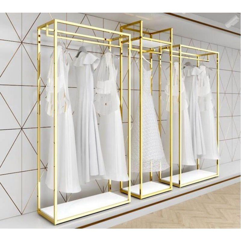 Rak Gaun Rak Jas Gaun Pengantin Aesthetic Cantik Mewah 1 Set Bisa Terpisah