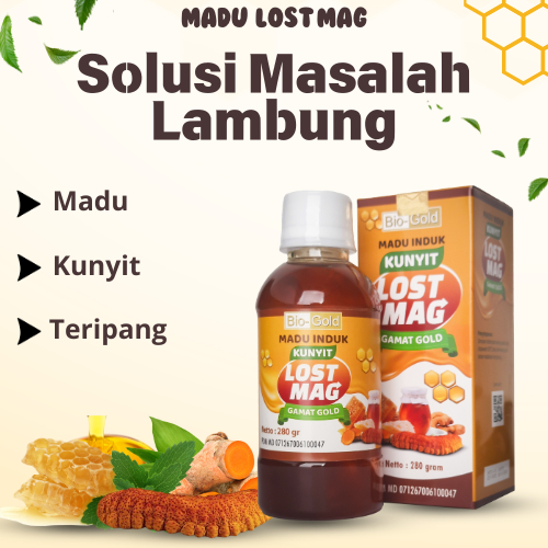 

Madu Lostmag Untuk Solusi Atasi Masalah Lambung Maag Gerd 280 gr Bpom