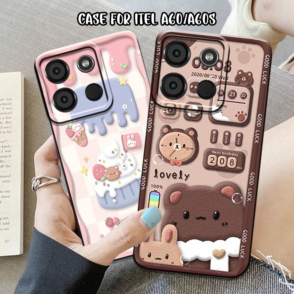 [CUTE-MJA03] Softcase Itel A60/A60S 2023 Terbaru - Case Itel A60/A60S Terbaru - Casing Itel A60/A60S