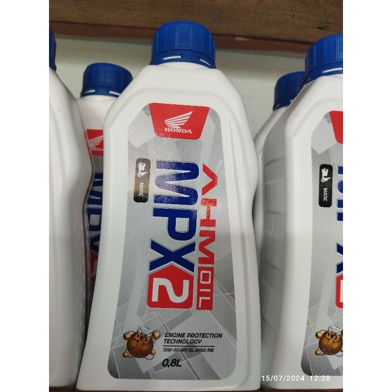 OLI MESIN MPX2  untuk motor matic HONDA