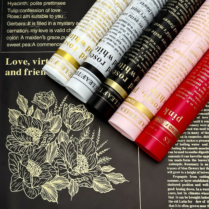 

[08041] Kertas Buket Bunga Cellophane motif Koran | Flower Wrapping Paper Cellophane Newspaper