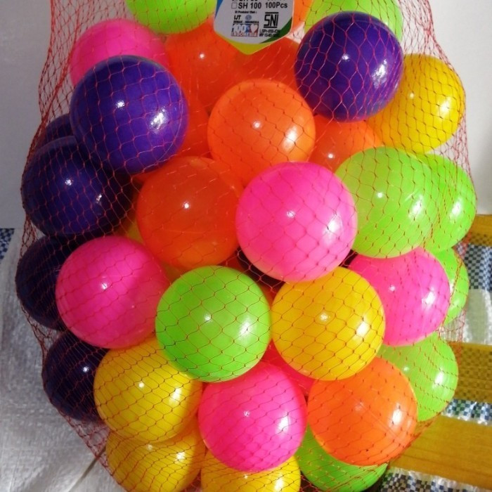 Mainan Bola Mandi Anak Isi 25/50/100 Pcs: Keseruan Mandi yang Tak Terbatas /// SH 25/// SH 50/ SH 10