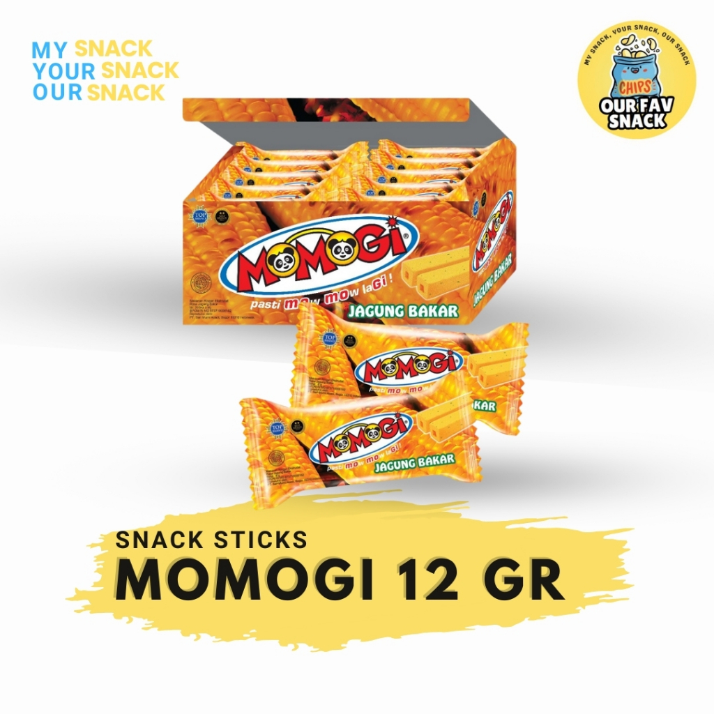 

Momogi Stick Snack 12 Gram Harga Satuan Momogi Kemasan Besar Snack 2000 an