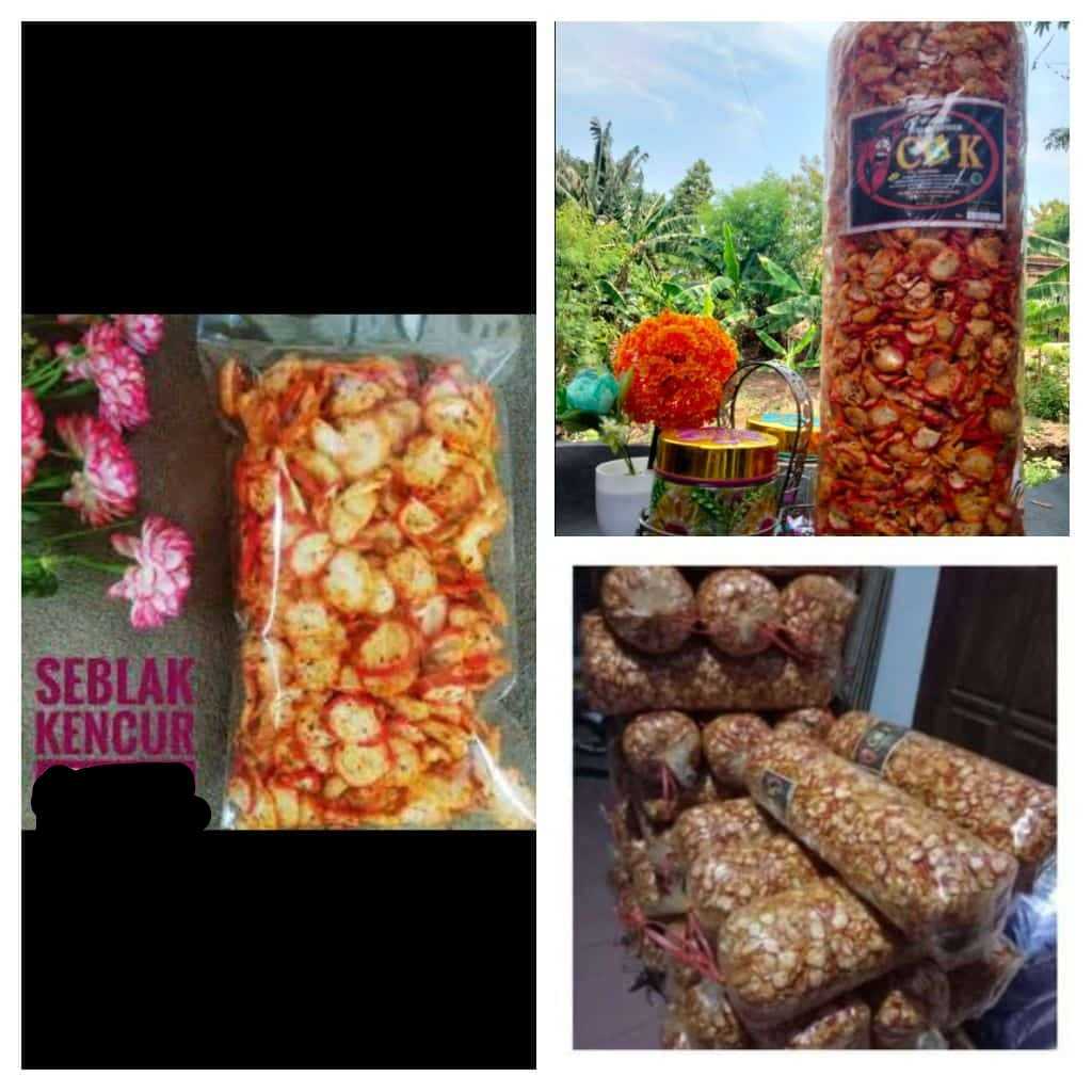 

Kerupuk Seblak Kencur CK 200gr/400gr