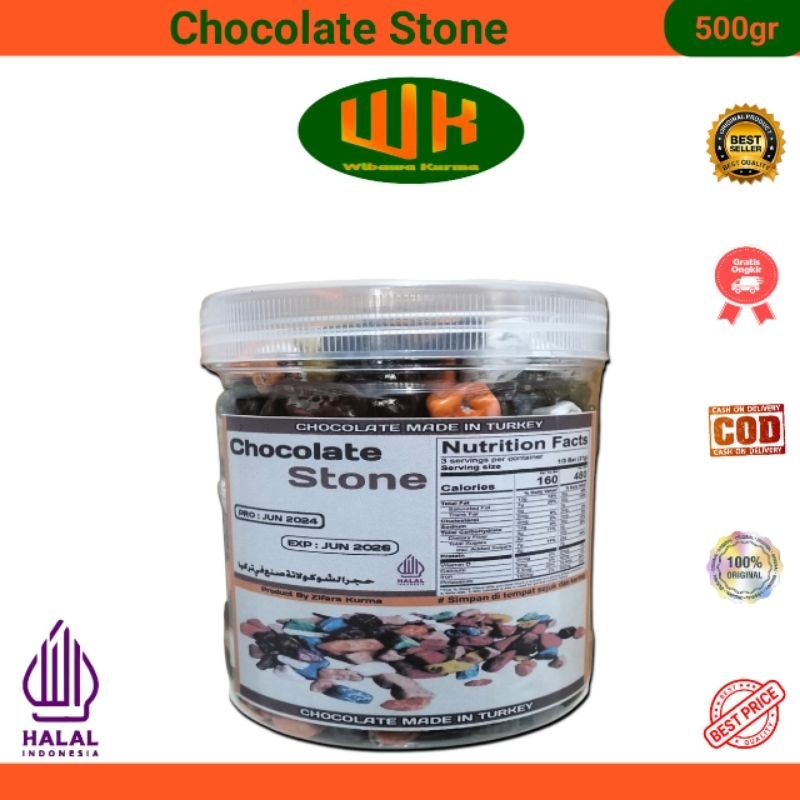 

CHOCOLATE STONE 500gr / Cokelat Kerikil Original Turkey