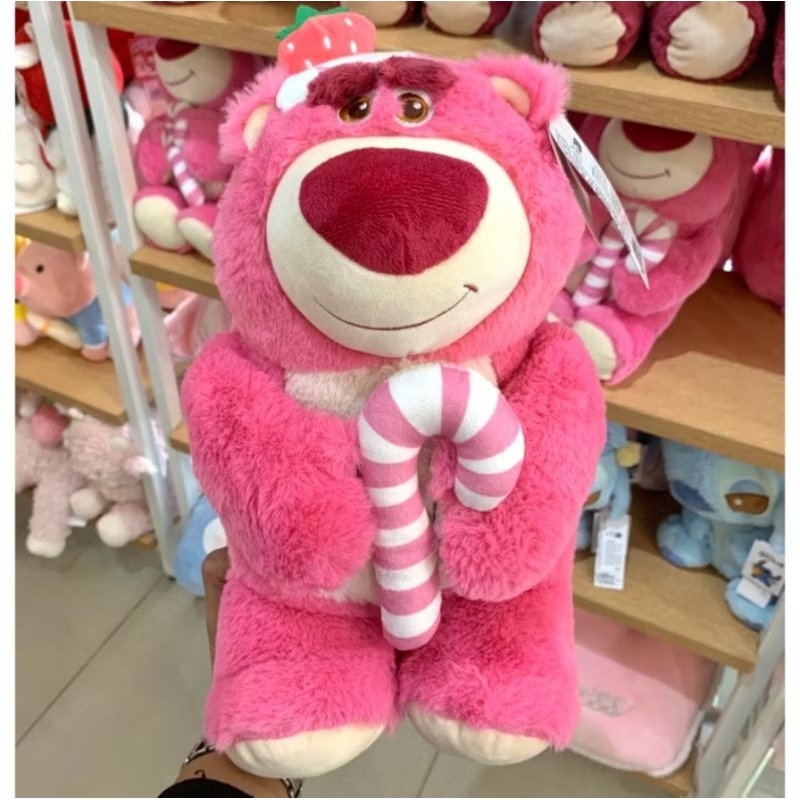 Official BALI MINISO Lotso Plush Toy Miniso Boneka Lotso Besar Boneka Lucu Mainan Boneka Kado Ulang 