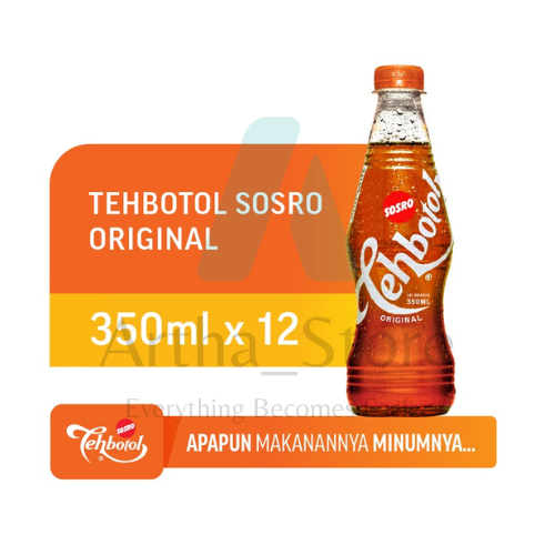 

TEH BOTOL SOSRO PET - 350ML X 12 ORIGINAL