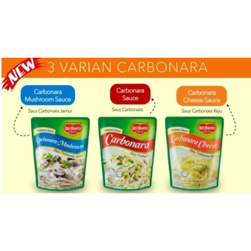 

Delmonte Saus Carbonara 180gr