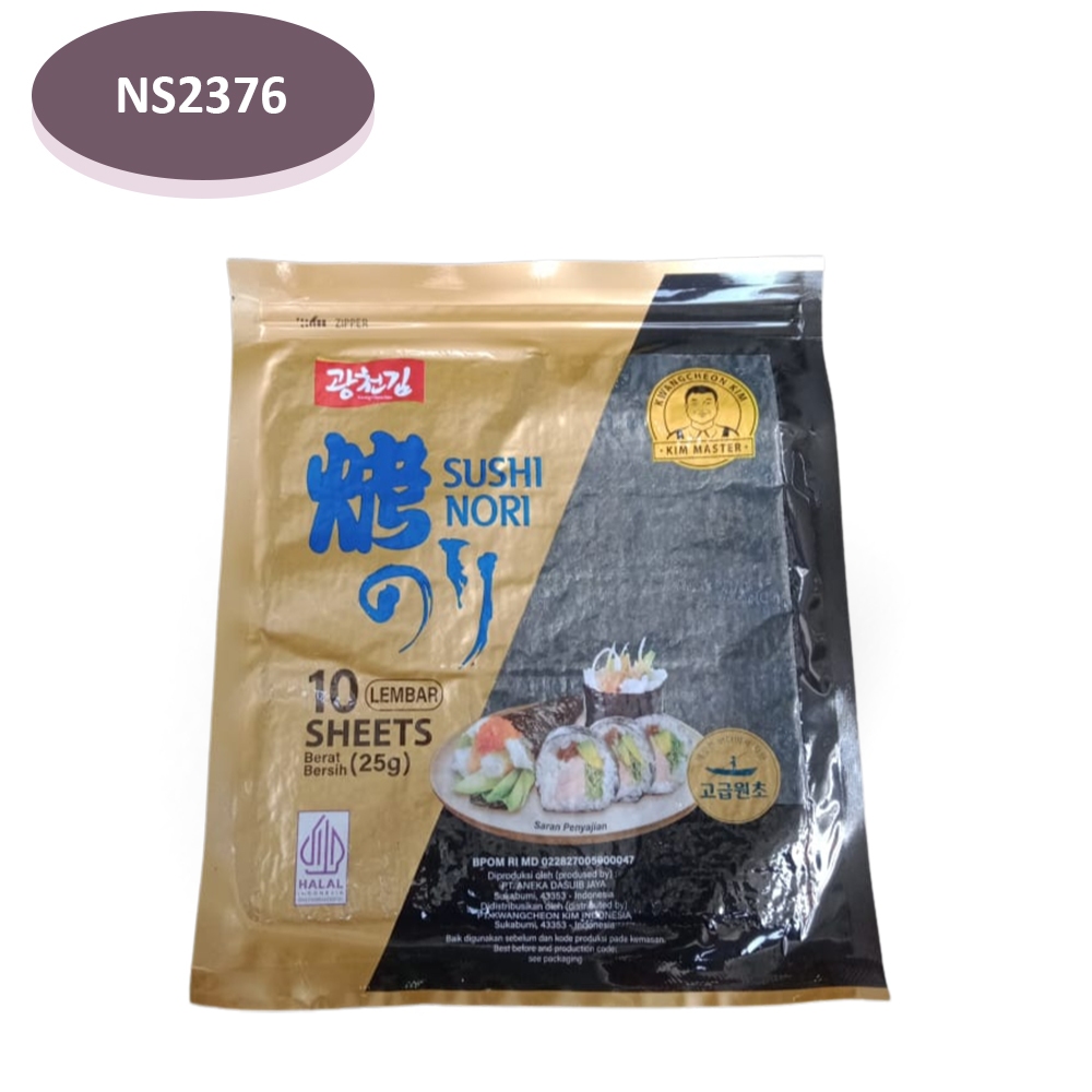 

JSF SUSHI NORI KWANGCHEON KIM 25 GR (10 LEMBAR) - B354