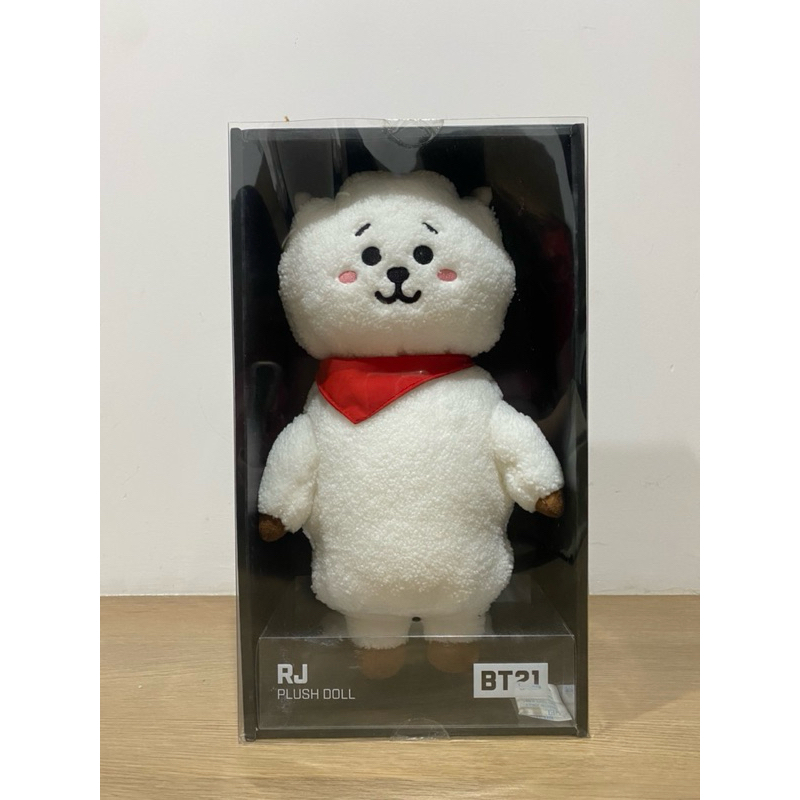 [READY STOCK] BT21 RJ STANDING PLUSH DOLL MEDIUM