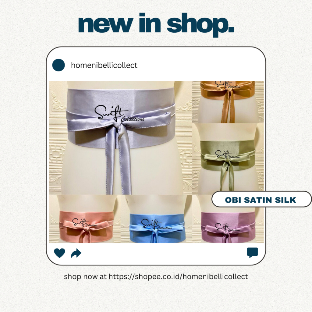 ✅OBI SATIN IKAT PINGGANG TALI OBI SATIN VELVET / BELT TALI