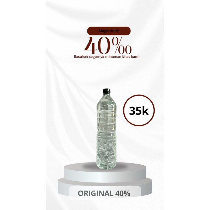 

MINUMAN KHAS SOLO SUKOHARJO ORIGINAL 40% 1,5 LITER