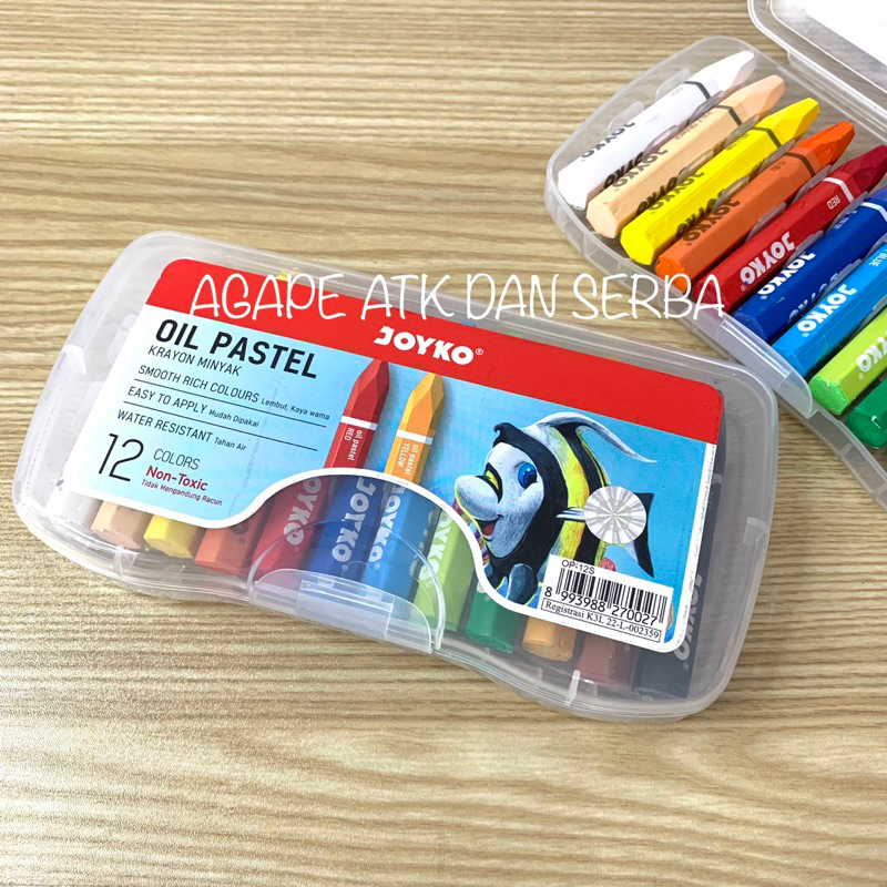 

CRYON JOYKO ISI 12 WARNA / OIL PASTEL MERK JOYKO ISI 12 WARNA MURAH