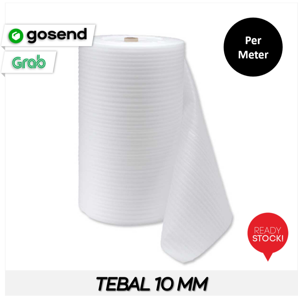 

EPE Foam Polyethylene 10mm Packing Material Cushion Film Wrap / Meter