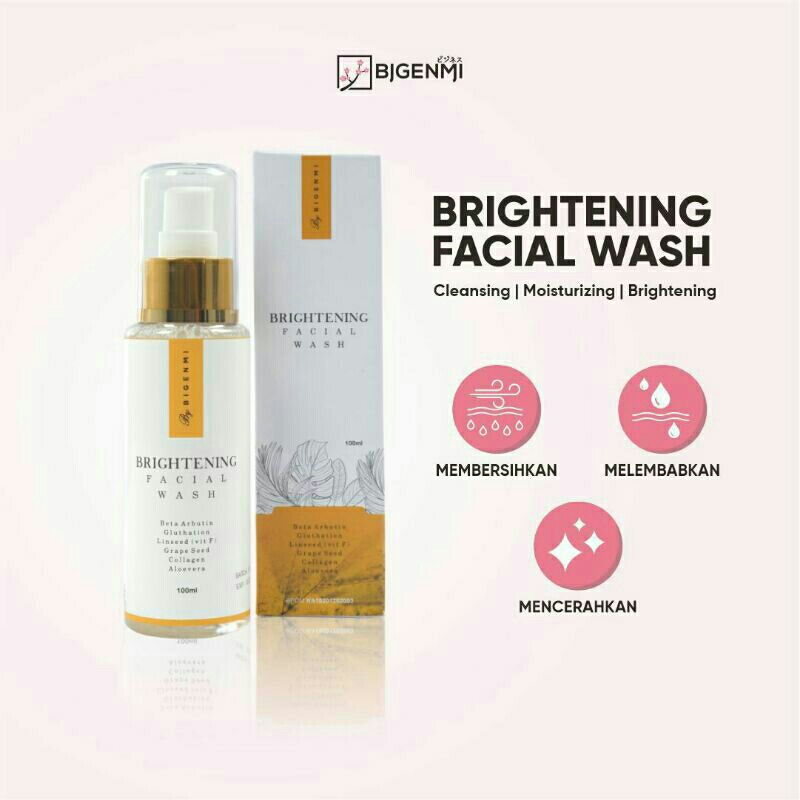 [READY STOCK] BRIGHTENING FACIAL WASH BIGENMI COLLAGEN MENCERAHKAN
