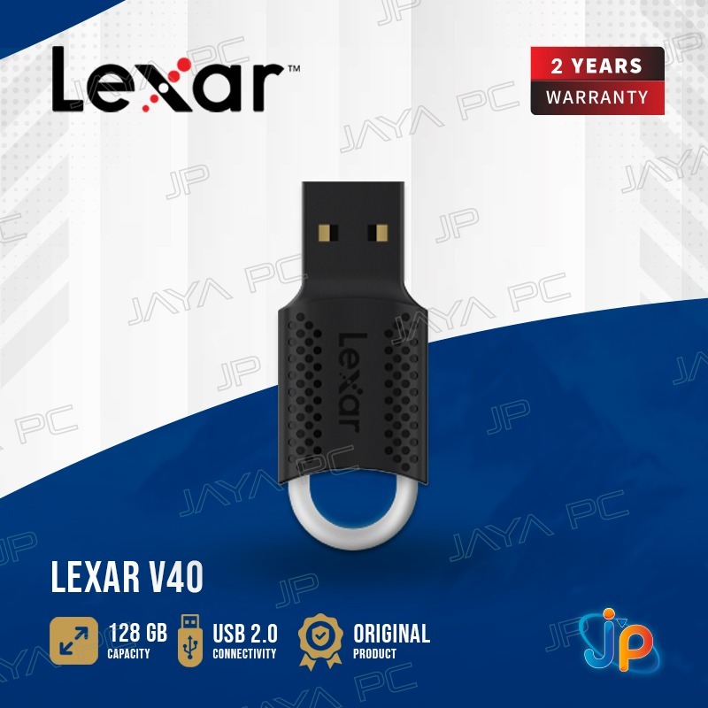 Lexar Flashdisk JumpDrive V40 128GB USB 2.0