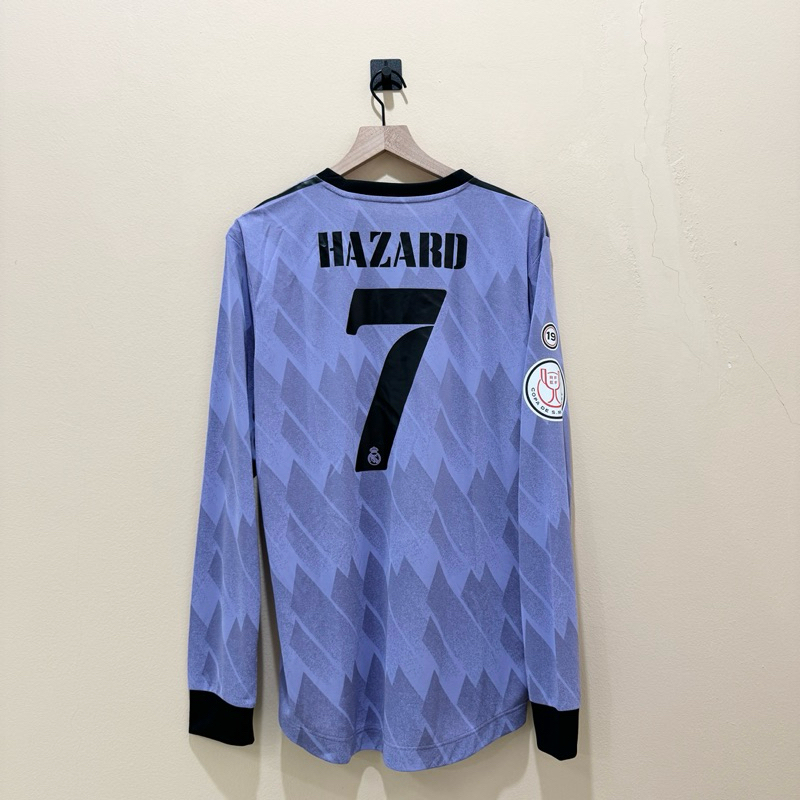 Jersey Original Real Madrid Away 2022/2023 LS Authentic HeatRdy Player Issue Hazard #7