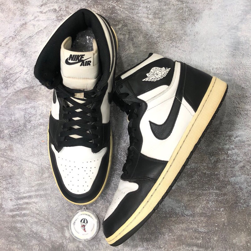 AIR JORDAN 1 HIGH OG Black White 2014 100% Original