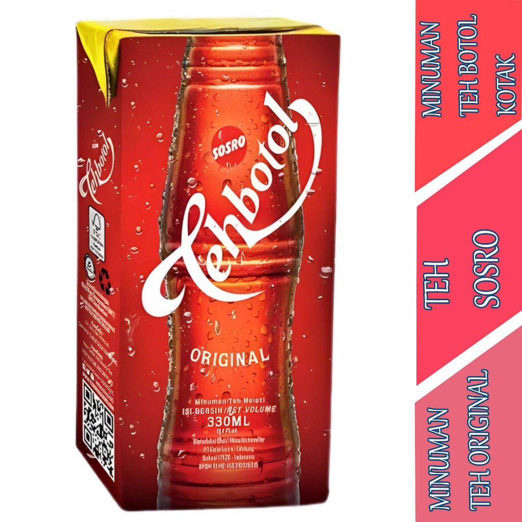 

Minuman Teh Original - Teh Botol Sosro - Minuman Teh Kotak - 330ml