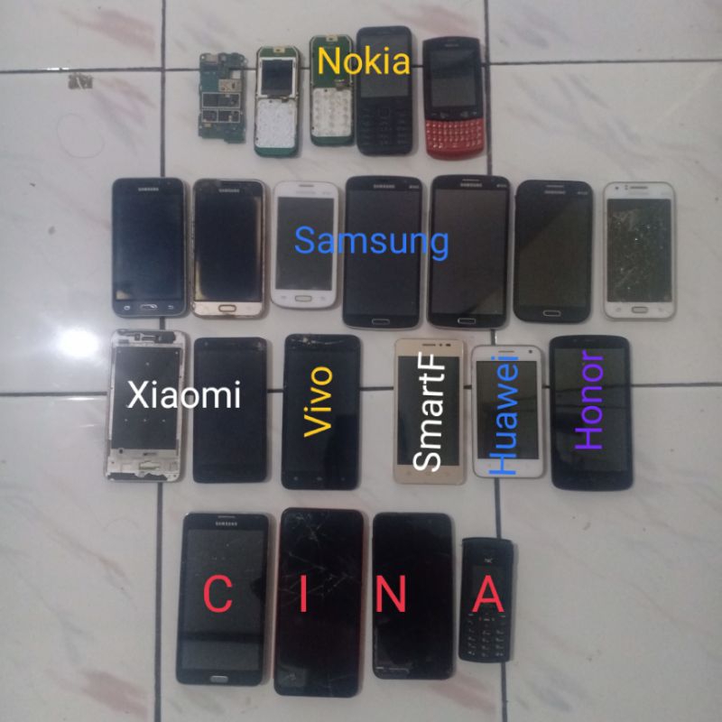 HP RONGSOK HARGA PER KG BAHAN SERVIS LEBUR EMAS