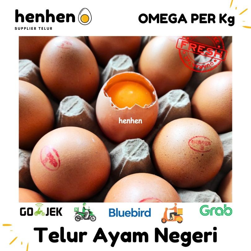 

TELUR AYAM OMEGA ORGANIK PER kg