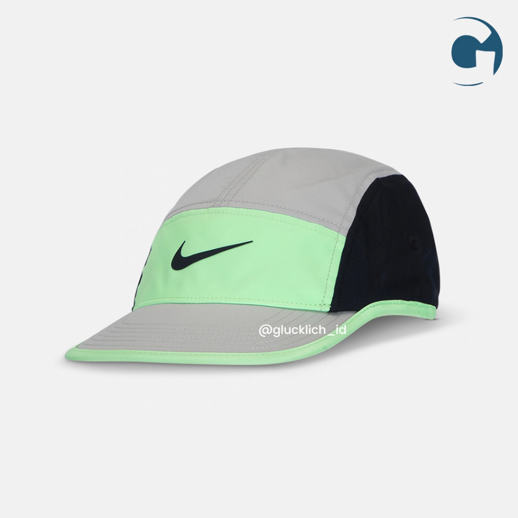 Nike, Fly Cap Unstructured Swoosh Cap Light Iron Ore/Vapor Green