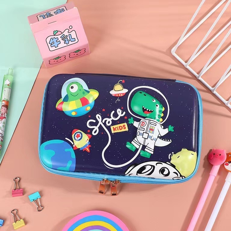 

Tempat Kotak Pensil Pulpen 3D Timbul EVA Unicorn Dinosaurus Astronot 22CM Anak Sekolah Pencil Case Waterproof Jumbo Besar Smiggle Lakilaki Perempuan KODE I7E7