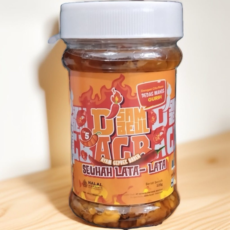 

D’Sambeul Sambal Ayam Geprek Babeh sambal botol instan pedas masin gurih