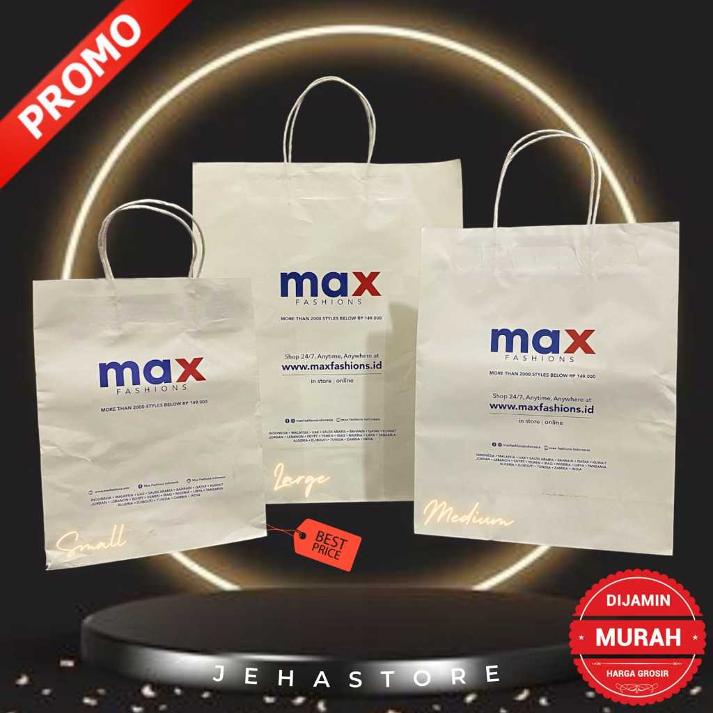 

[ PAPERBAG ] Max Fashions - Shopping Bag