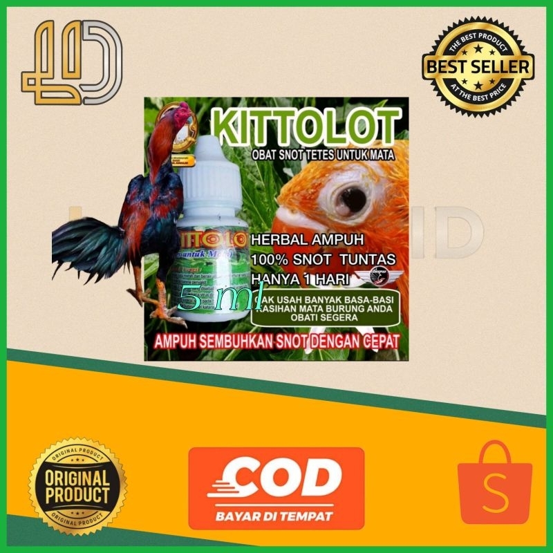 5 ml kitolot tetes obat mata burung snot katarak bengkak by bmw